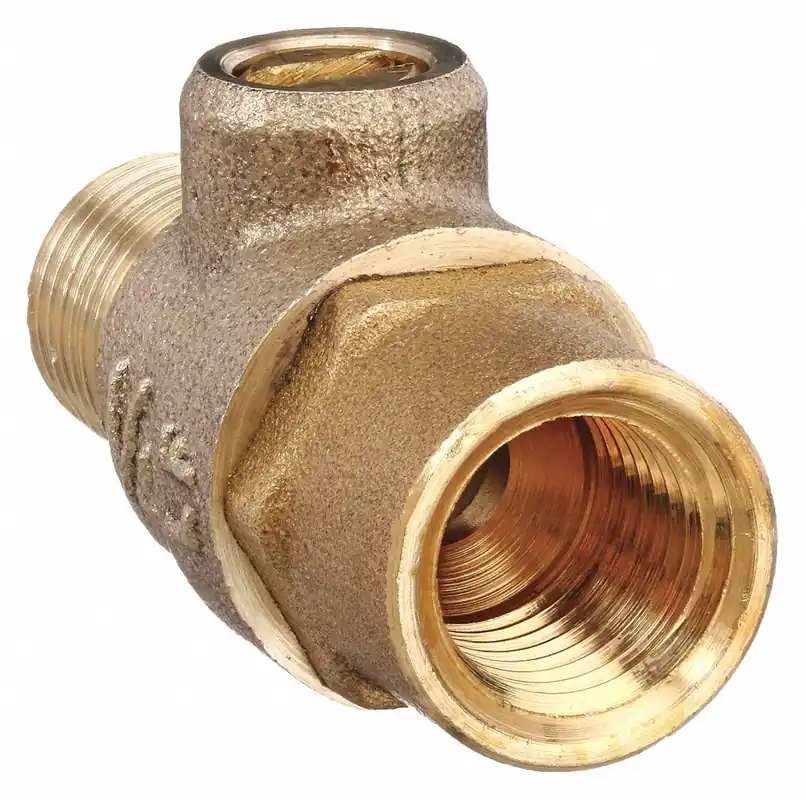 Watts 1/4 LF-TC Test Cock, 1/4 in NPT, Bronze, For Use with Watts Series LF-TC Backflow Preventers