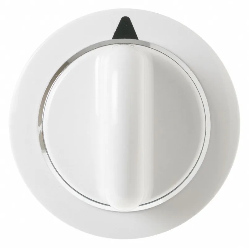 GE WE01X20374 Dryer Timer Knob, White, 2-3/4 x 1-1/2 in