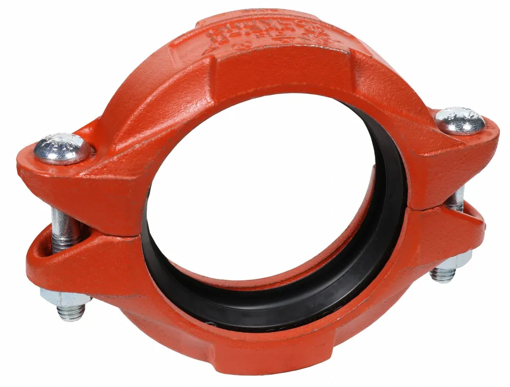 Gruvlok 0390000206 1 in Grooved Coupling, Painted Ductile Iron, EPDM Seal, 300 psi