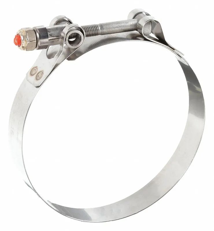 Approved Vendor 300110400 T-Bolt Hose Clamp, 4 in to 4-5/16 in, 301 SS Band, 3/4 in W, SAE 400, PK5