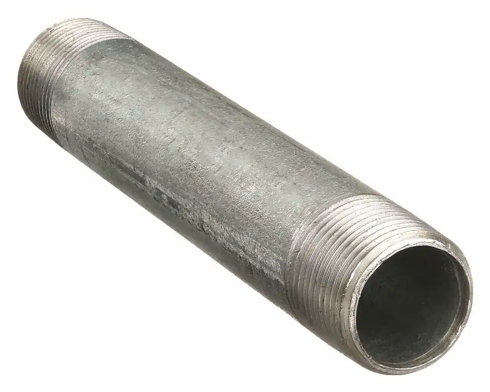Beck 0331048207 3 in x 10 in Pipe Nipple, Galvanized Steel, Sch 40, MNPT x MNPT, 150 psi