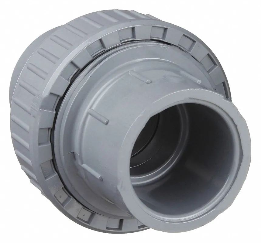 Approved Vendor 9857-375-020 CPVC Pipe Union, Schedule 80, 2 in Socket x Socket, Gray