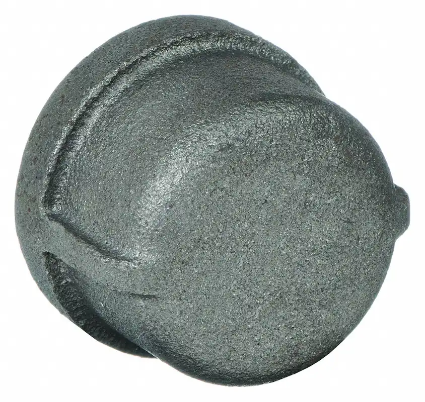Anvil 0318900768 Cap, 2-1/2 in FNPT, Malleable Iron, Class 150, Black