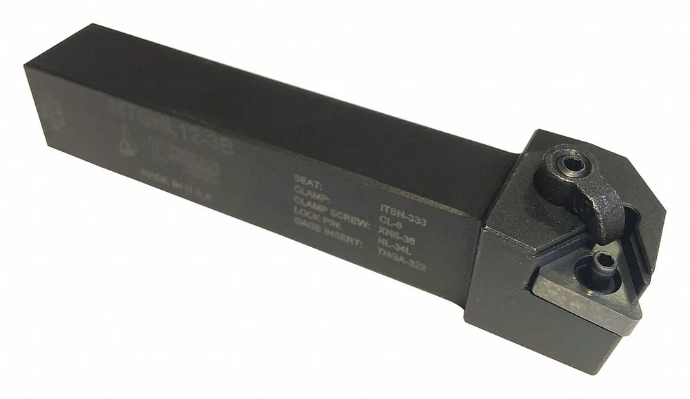 Dorian 73310150815 Indexable Turning Toolholder, MTGNL12-3B, TNMG Insert, 90° Approach, Left Hand, 4-1/2 in OAL