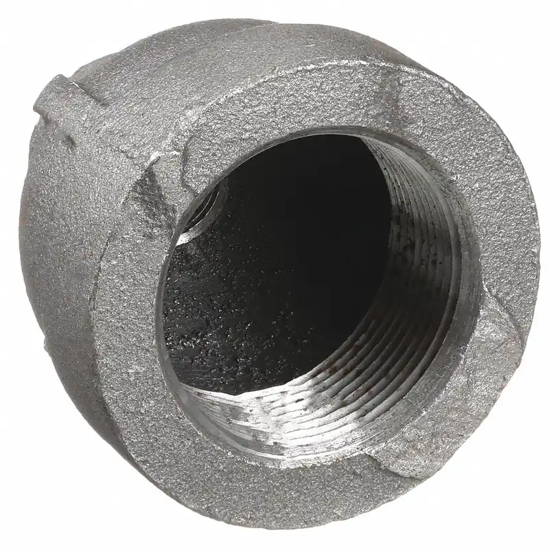 Anvil 0310543806 Reducing Coupling, 1 1/2 in x 1 1/4 in, FNPT, Malleable Iron, Class 300, Black