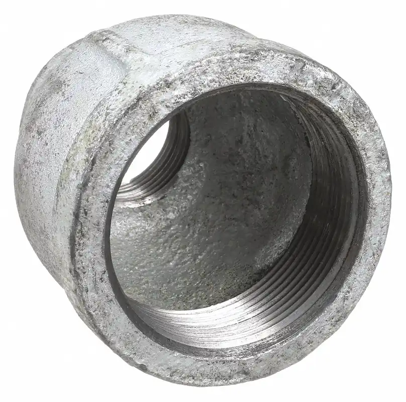 Anvil 0311088207 Reducing Coupling, 1 1/2 in x 1 1/4 in, FNPT, Galvanized Malleable Iron, Class 150, Silver