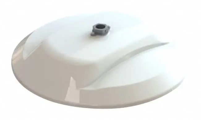 Albeo ABN1018T481DQV23KQW1PK LED High Bay, 17,100 lm, 4000K, 104 W, Wide Distribution, 15-40 ft Mounting Height