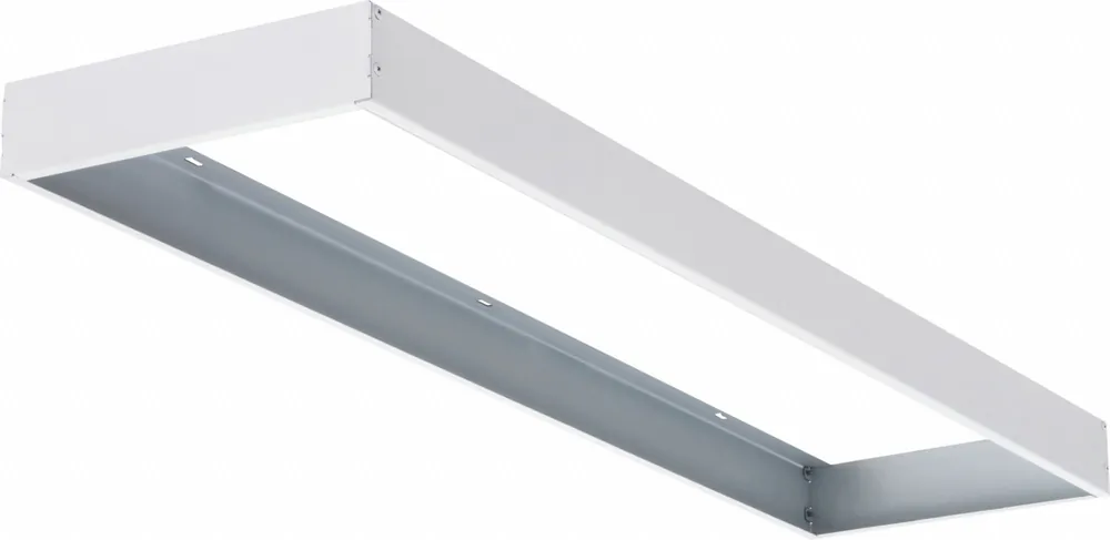 Lithonia Lighting 2X4SMKSH Frame Kit, 24 in W x 48 in L, 3-5/8 in H, Surface Mount, Steel