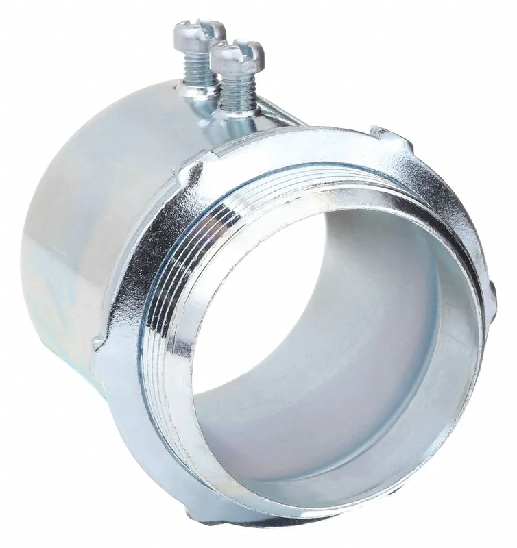 Raco 2004 Set Screw Conduit Connector, Steel, 1 in