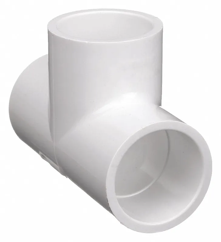 Approved Vendor 401020 PVC Tee, Schedule 40, 2 in, Socket x Socket x Socket