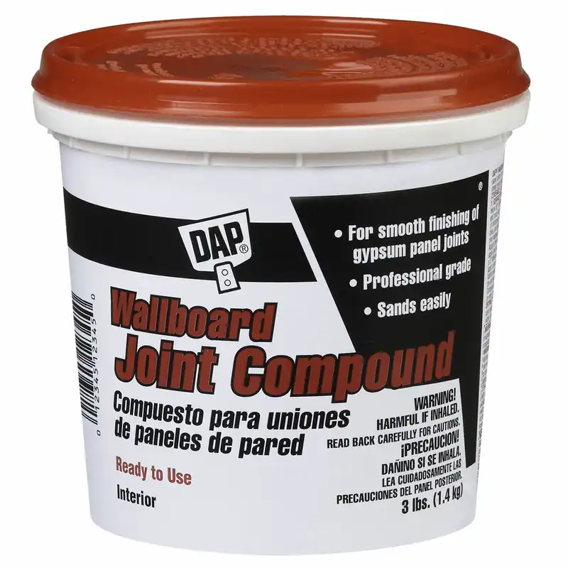 DAP 10114 Joint Compound, Lightweight Wallboard, 1 gal, Pail, White