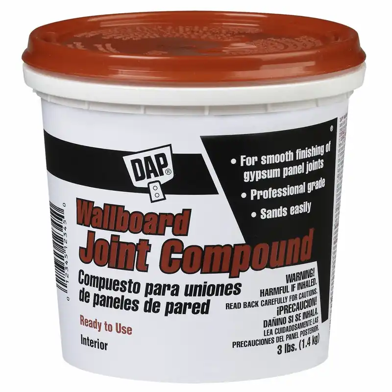 DAP 10100 Joint Compound, Wallboard, 3 lb, Pail, White
