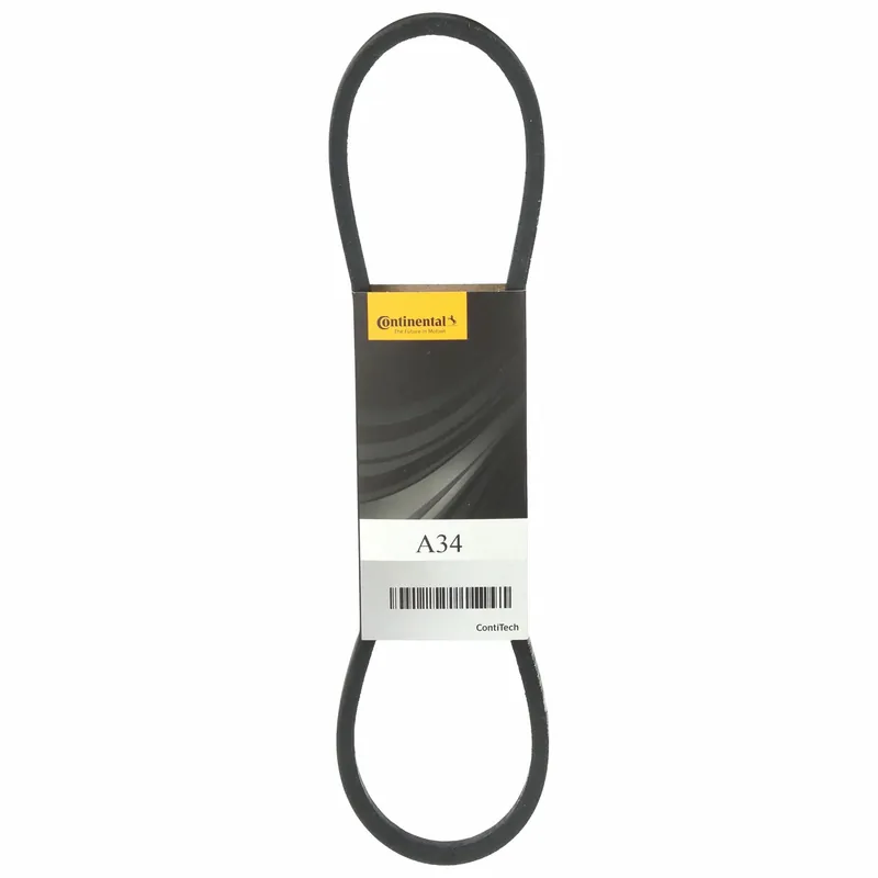 Continental A53 Wedge V-Belt, 55 in Outside Lg, 1/2 in Top Wd, 5/16 in Thick, Polyester