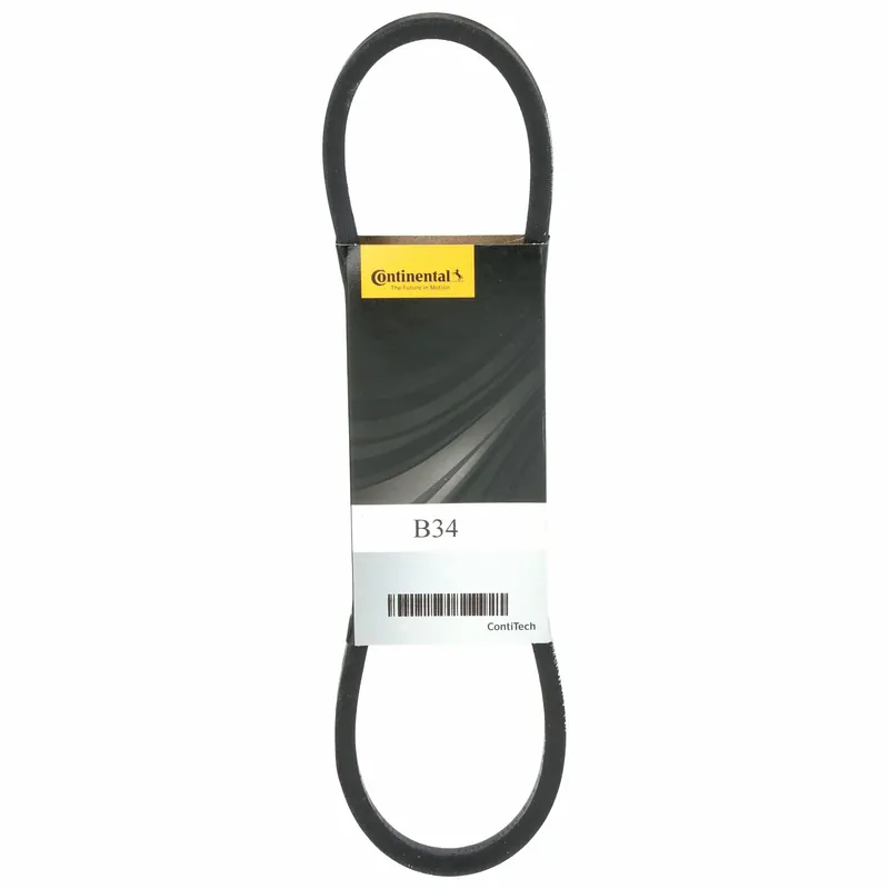 Continental B54 Wedge V-Belt, 57 in Outside Lg, 21/32 in Top Wd, 13/32 in Thick, Polyester