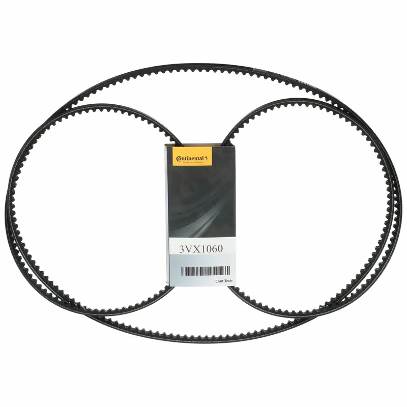 Continental 3VX850 Cogged V-Belt, 85 in Outside Lg, 3/8 in Top Wd, 5/16 in Thick, Polyester