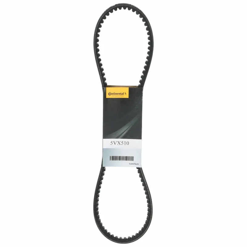 Continental 5VX490 Cogged V-Belt, 49 in Outside Lg, 5/8 in Top Wd, 17/32 in Thick, Polyester
