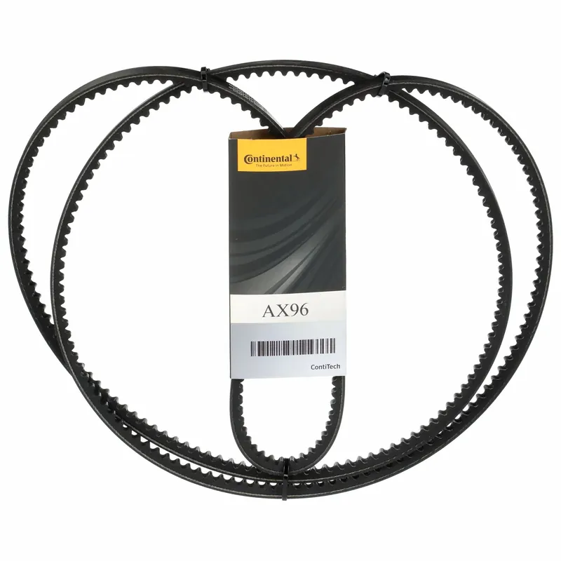 Continental AX85 Cogged V-Belt, 87 in Outside Lg, 1/2 in Top Wd, 5/16 in Thick, Polyester
