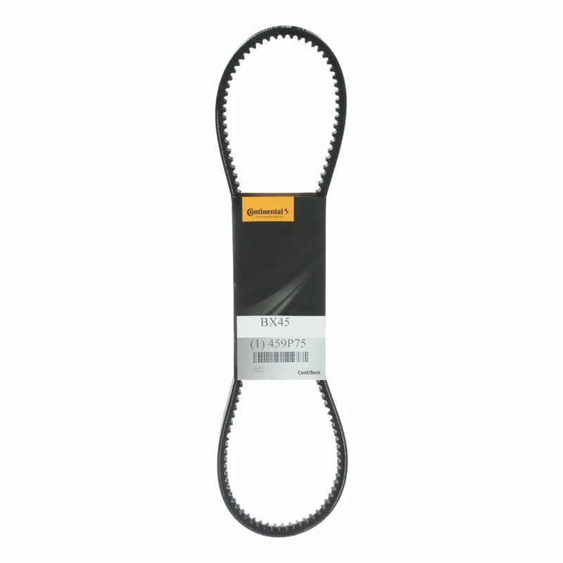 Continental BX45 Cogged V-Belt, 48 in Outside Lg, 21/32 in Top Wd, 13/32 in Thick, Polyester