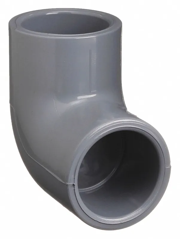 Approved Vendor 9806-010 CPVC 90-Degree Pipe Elbow, Schedule 80, 1 in, Socket x Socket, Gray