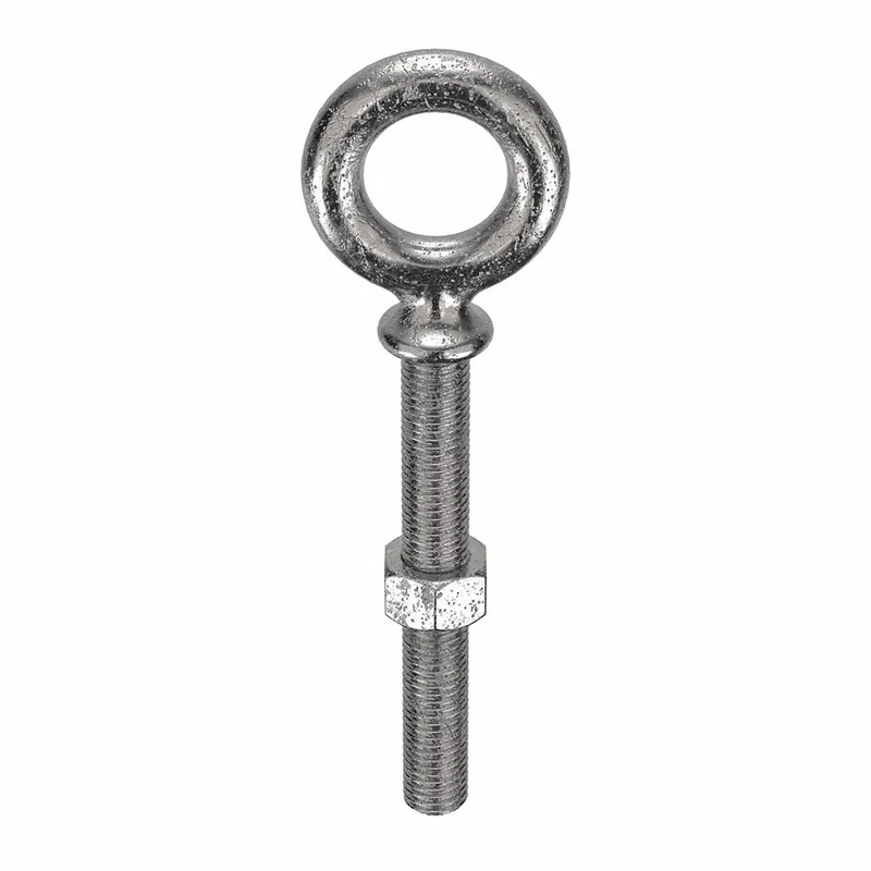 Ken Forging N2028-316SS-6 Machinery Eye Bolt, With Shoulder, 3/4 in-10 Thread, 316 Stainless Steel, Plain