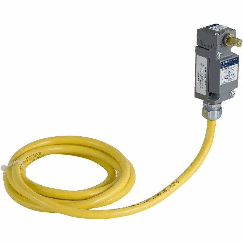 Telemecanique Sensors 9007C54B2Y1851 Plug-In Limit Switch, Rotary, No Lever, 1NC/1NO, 10 A, 600V