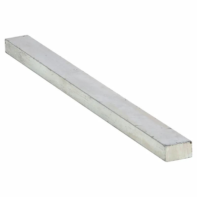 Approved Vendor WWG360250050012 Oversized Key Stock, 1/2 in x 1/4 in x 12 in, Steel, Zinc Plated