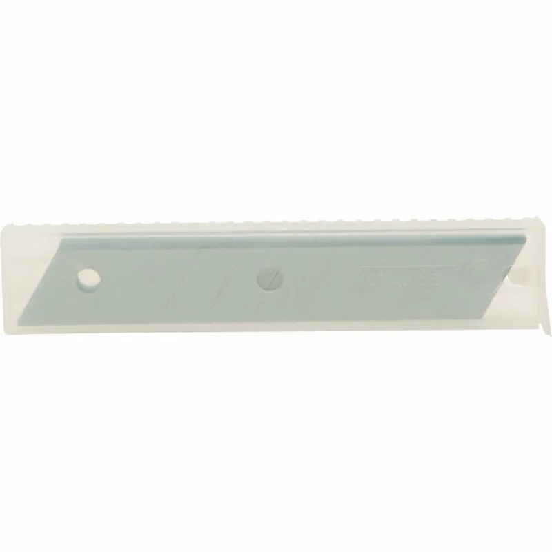 Stanley 11-718T Snap-Off Blade, 4-1/4 in Lg, 11/16 in Wd, 8 Segments, 10 PK