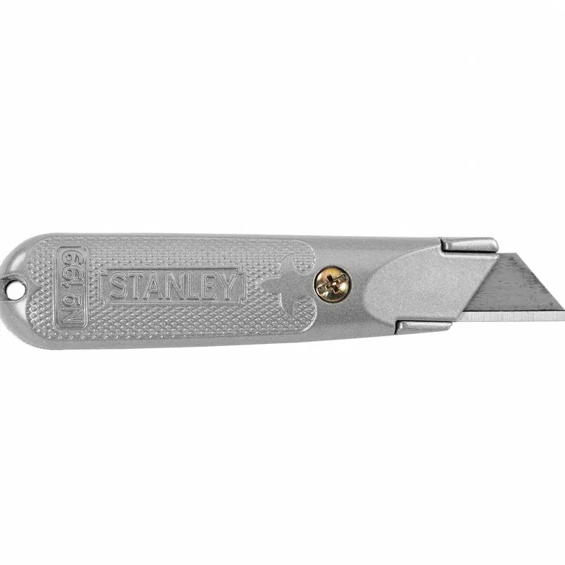 Stanley 10-209 Utility Knife, 5-1/2 in, Steel, Fixed Blade, 3 Blades Included