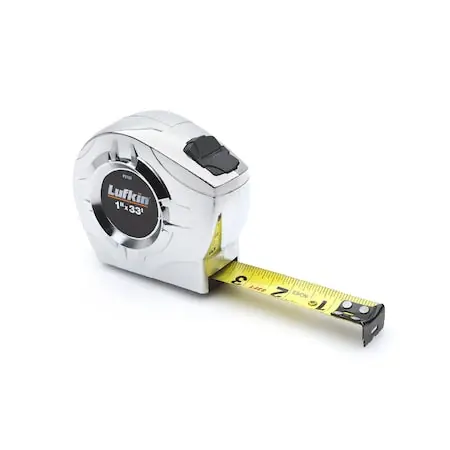 Crescent Lufkin P2133DN Power Tape Measure, 33 ft, P Series, Engineer‘s Scale
