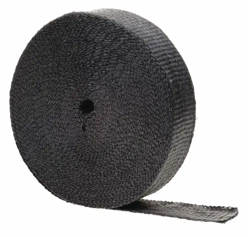 Techflex HFN2.00BK100 Braided Cable Wrap, 2 in Max Bundle, 100 ft, Fiberglass, Black