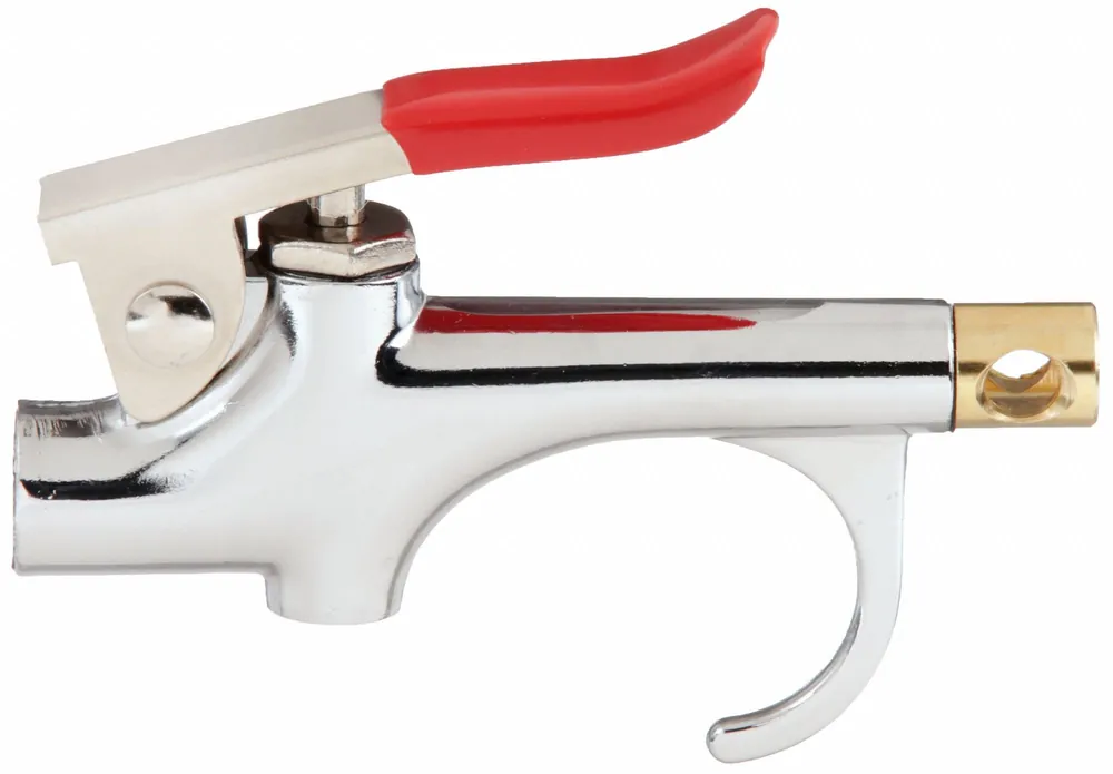 KVM Tools KV22YK47 Air Gun, Thumb-Lever, Chrome-Plated Zinc, 1/4 in Female NPT