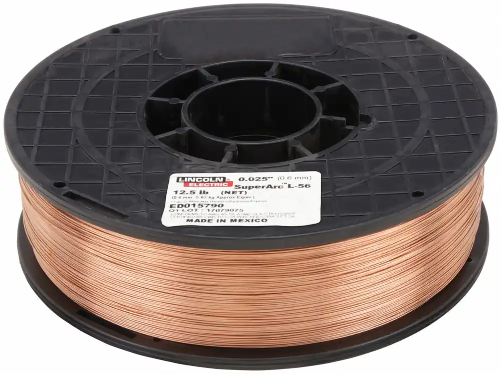 Lincoln Electric ED015790 MIG Welding Wire, Carbon Steel, ER70S-6, 0.025 in, 13 lb, Plastic Spool