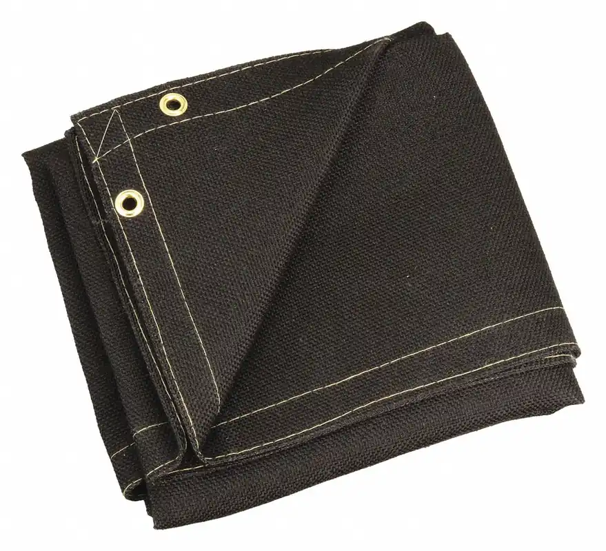 Approved Vendor KV22RN87 Welding Blanket, Acrylic-Coated Fiberglass, 6 ft x 6 ft, Black