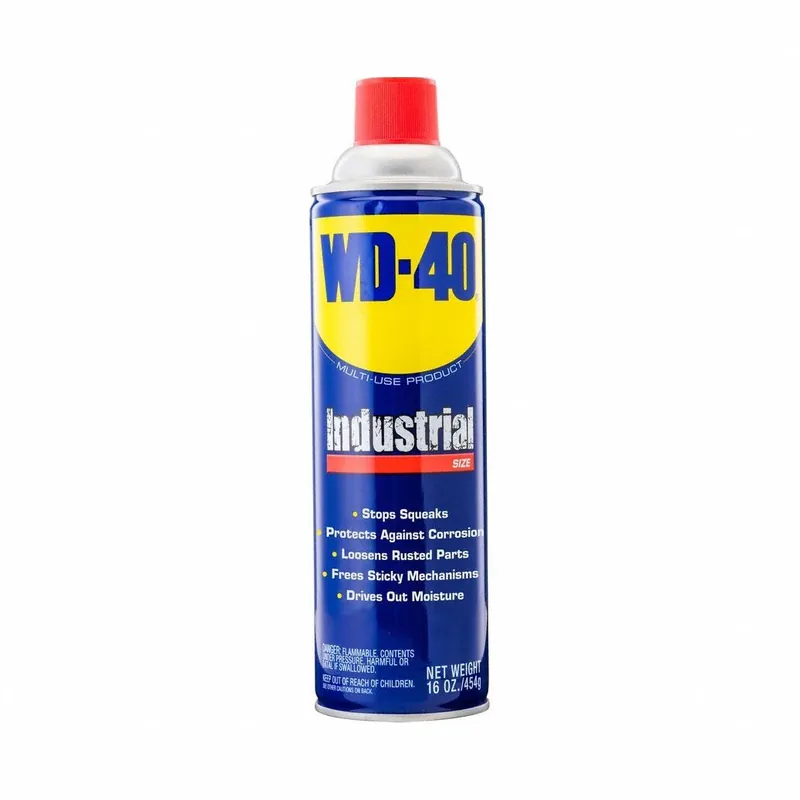 WD-40 490088 Multi-Use Lubricant, 16 oz Aerosol Can, Wide Spray, Amber