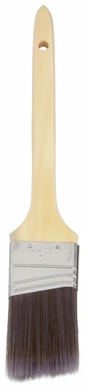 Approved Vendor KV1XRL3 Angle Sash Paint Brush, 2 in, Polyester, Synthetic