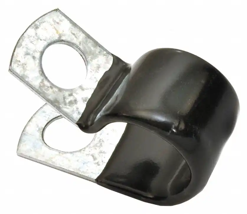 KMC COV2013Z1 Cushioned Cable Clamp, Galvanized Steel, 1-3/16 in Dia, Gray, 500 PK