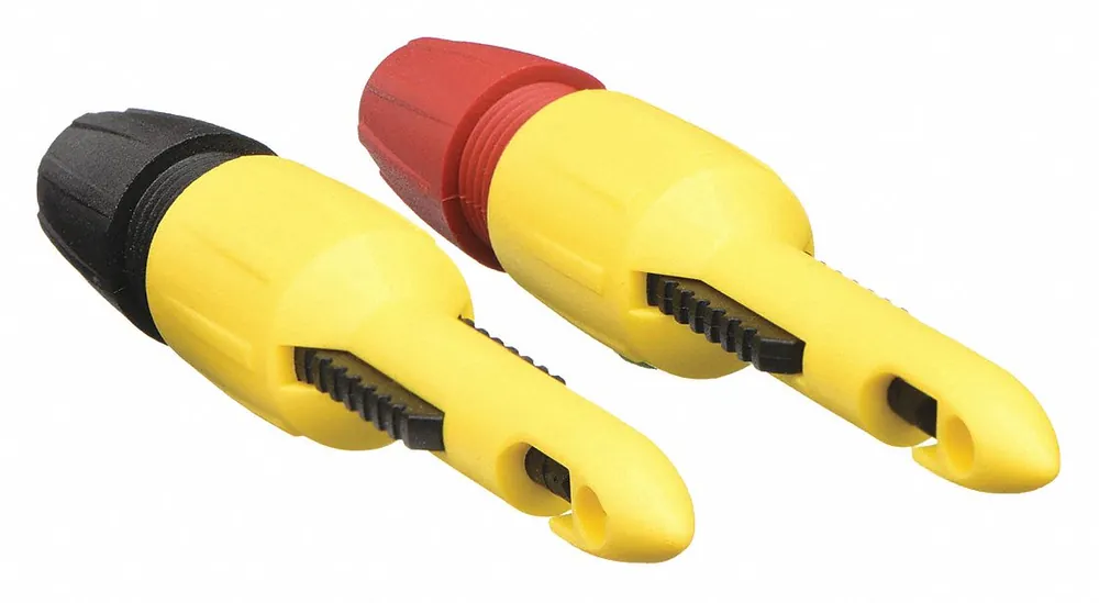 Pomona 6405 Insulation-Piercing Test Clip, 4 in, Black/Red/Yellow, 10 A, 70V
