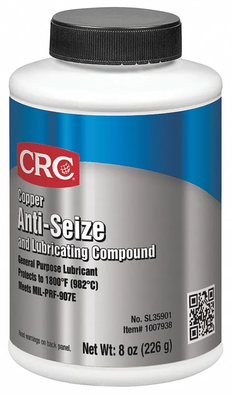 CRC SL35901 Copper Anti-Seize, 8 oz, Brush-Top Can, Paste