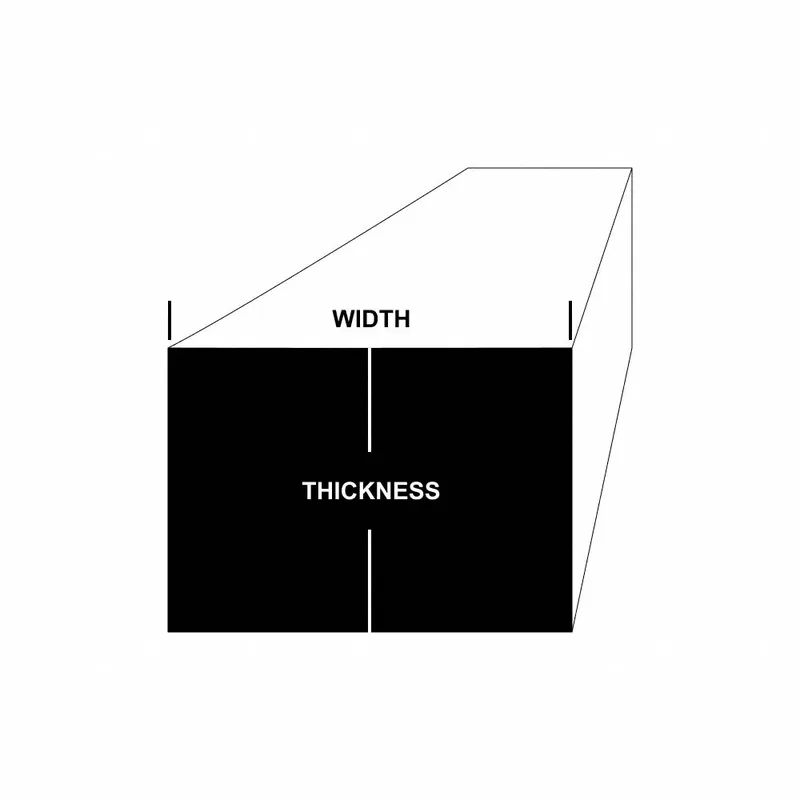 Approved Vendor 101 Copper Rectangular Bar, 1 x 0.5 x 12 in, H02 Temper