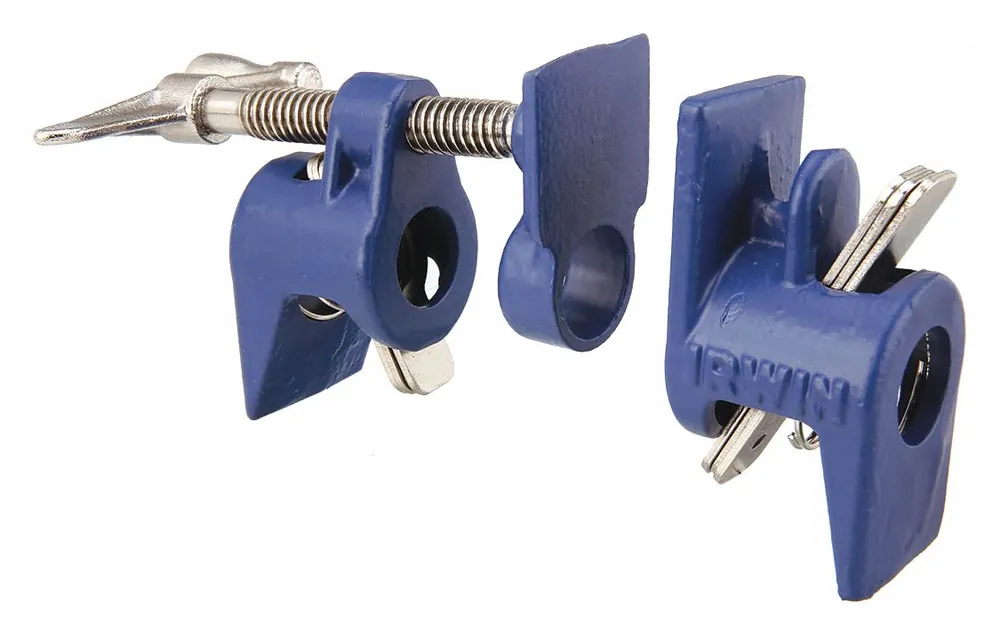 Irwin 224134 Light-Duty Pipe Clamp, 600 lb, 2 in Throat, 3/4 in Pipe
