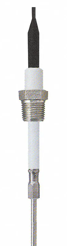 Lumenite PHST12Q12 Liquid Level Probe, 12 in, 1/2 NPT, Stainless Steel, 10 ft Cable