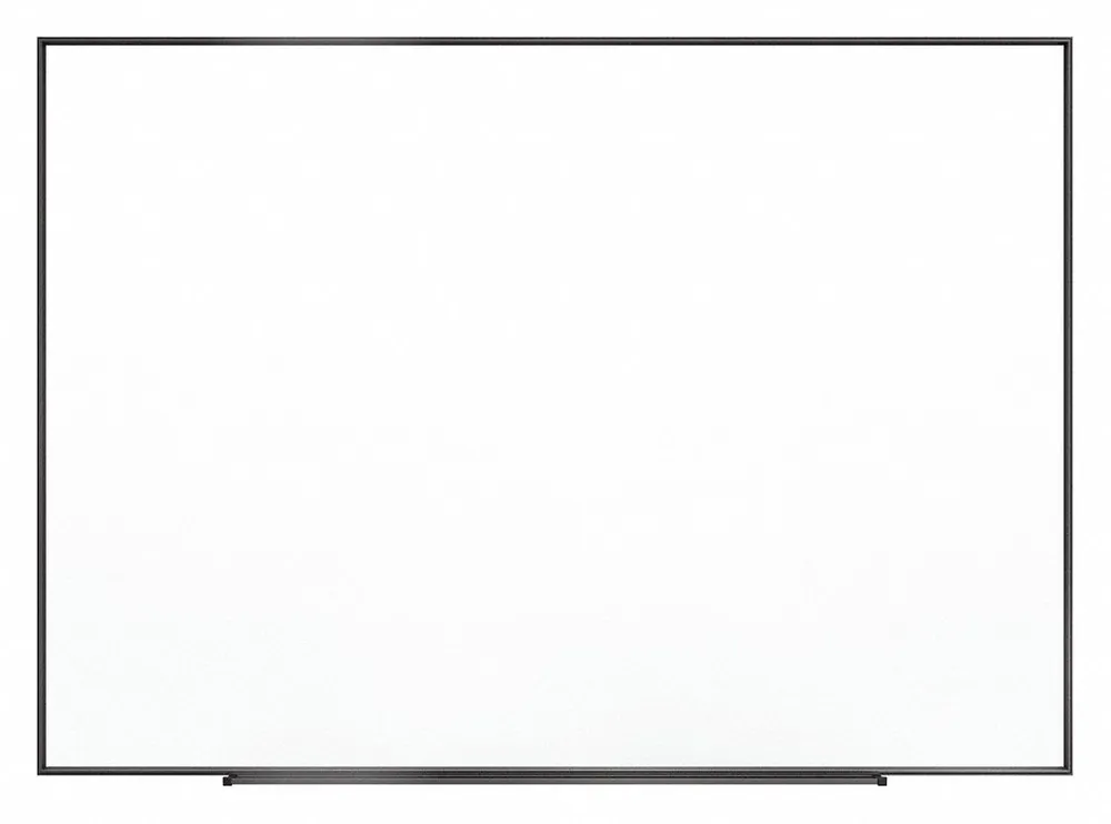 Quartet NA9648FB-A Dry Erase Board, Steel, 47-7/8 in x 95 in, Aluminum Frame, Black, White Gloss, Magnetic