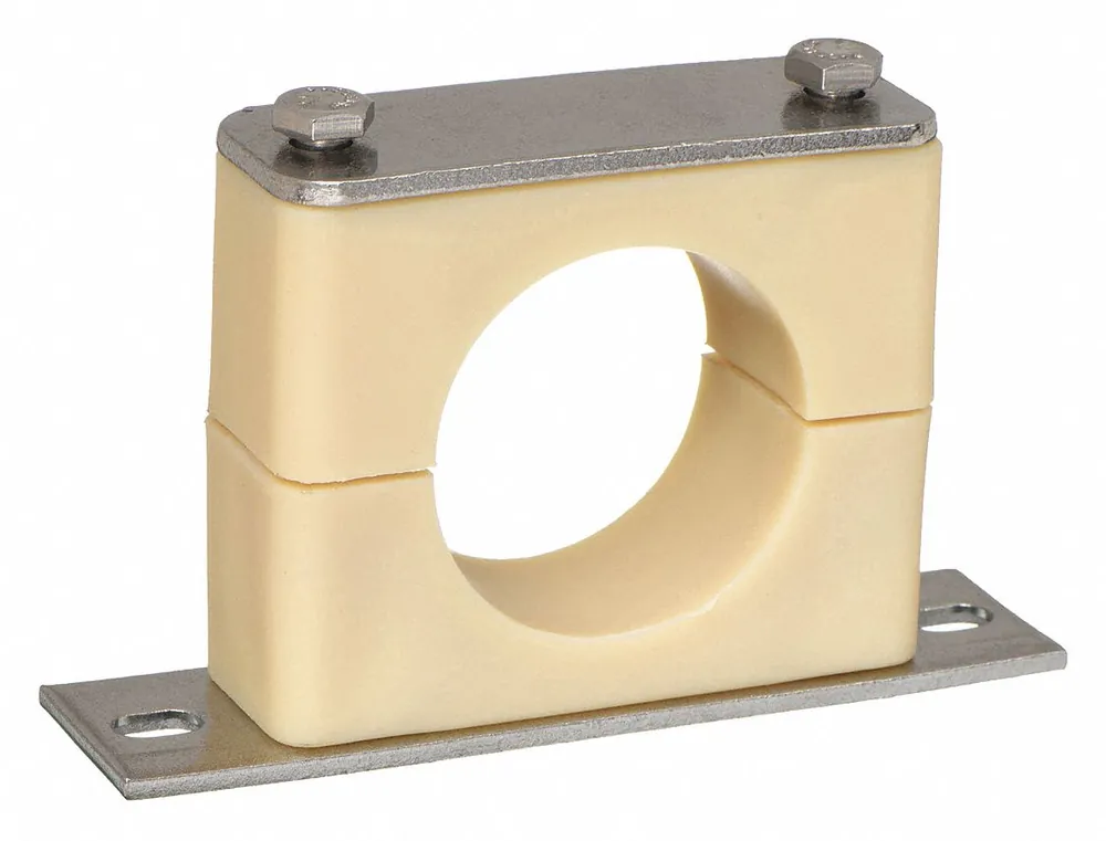 Behringer BSBX7250-SP Beta Clamp Kit, 2-1/2 in Tube OD HD, Smooth Bore, 316 Stainless Steel, Santoprene Cushion, Bolt-On
