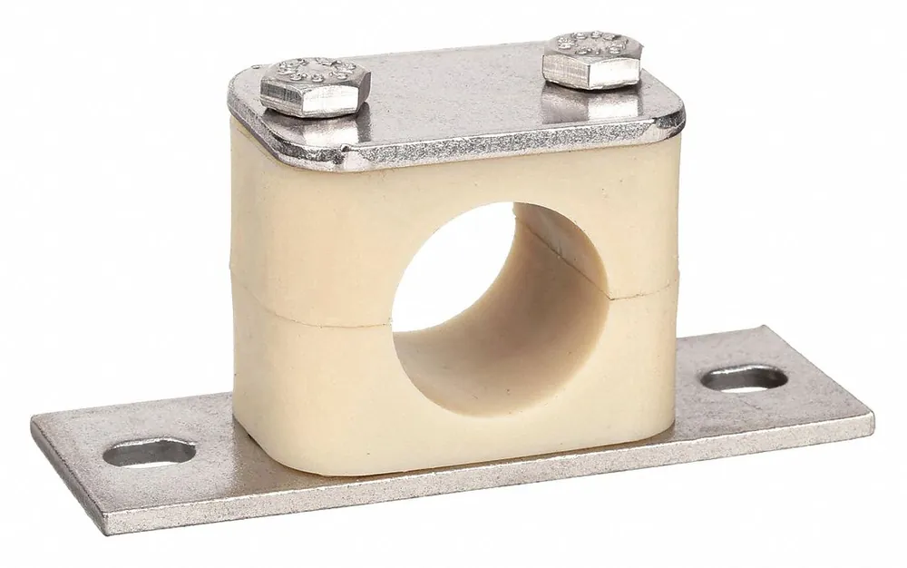 Behringer BSBX7300-SP Beta Clamp Kit, 3 in Tube OD HD, Smooth Bore, 316 Stainless Steel, Santoprene Cushion, Bolt-On