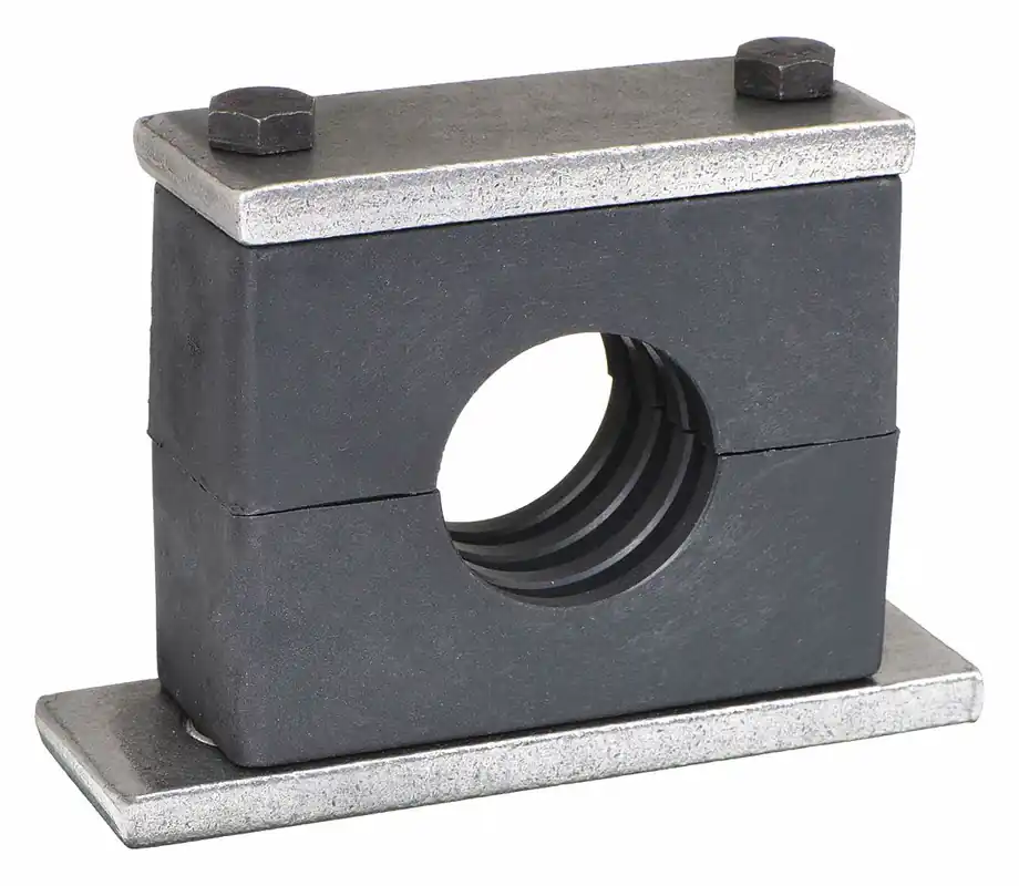 Behringer SH5125-PP Vibration-Dampening Beta Clamp Kit, Ribbed Bore, Steel, Polypropylene Cushion, Weld-On