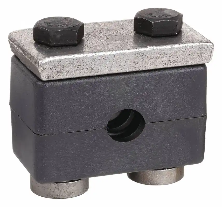 Behringer R7H3050-PP Vibration-Dampening Beta Clamp Kit, Ribbed Bore, Steel, Polypropylene Cushion, Rail-Mount
