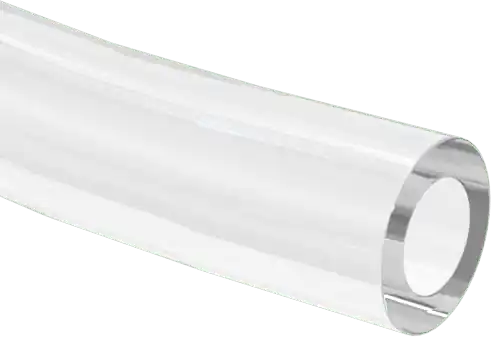 McMaster 50315K68 Firm Polyurethane Rubber Tubing for Air and Water, Clear, 2.4 mm ID, 4 mm OD, 25 ft Length
