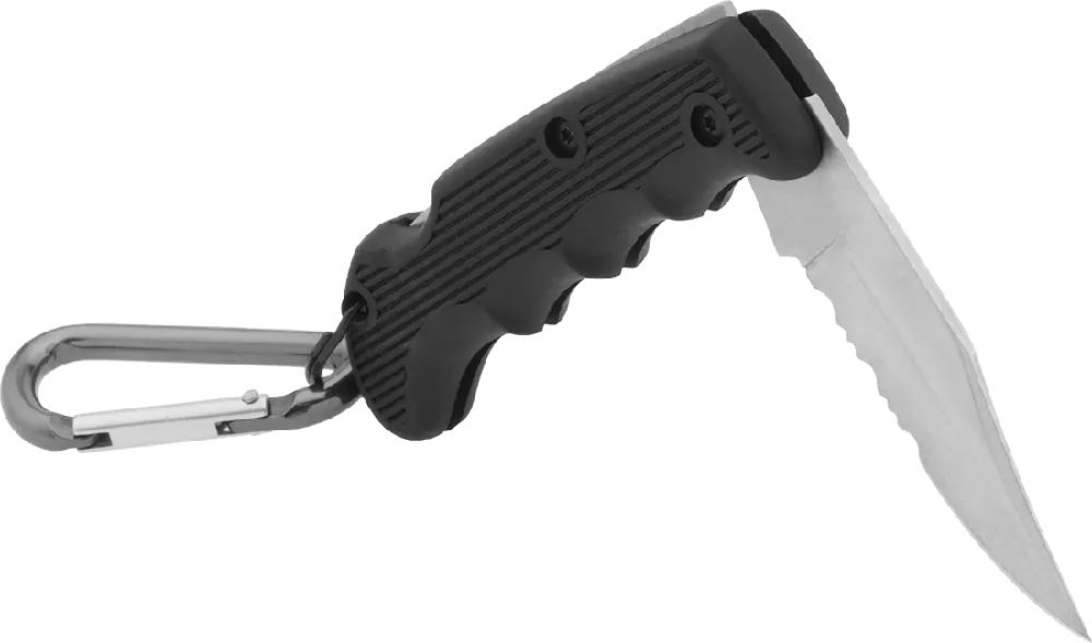 McMaster 24595A15 Locking-Blade Pocket Knife, 2-5/8" Long Stainless Steel Blade, Partially Serrated Blade Edge