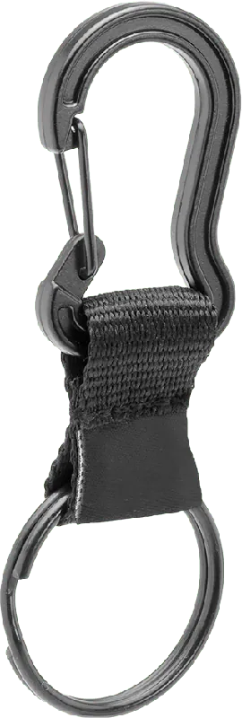 McMaster 11115A19 Key Holder with Carabiner, 4 1/2" Length, 1 1/4" Split Ring