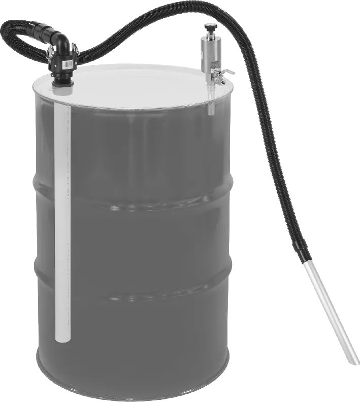 McMaster 9798T56 Pump-Out Drum-Top Vacuum Cleaner for Wet Pickup, for 55 Gallon Drum Capacity